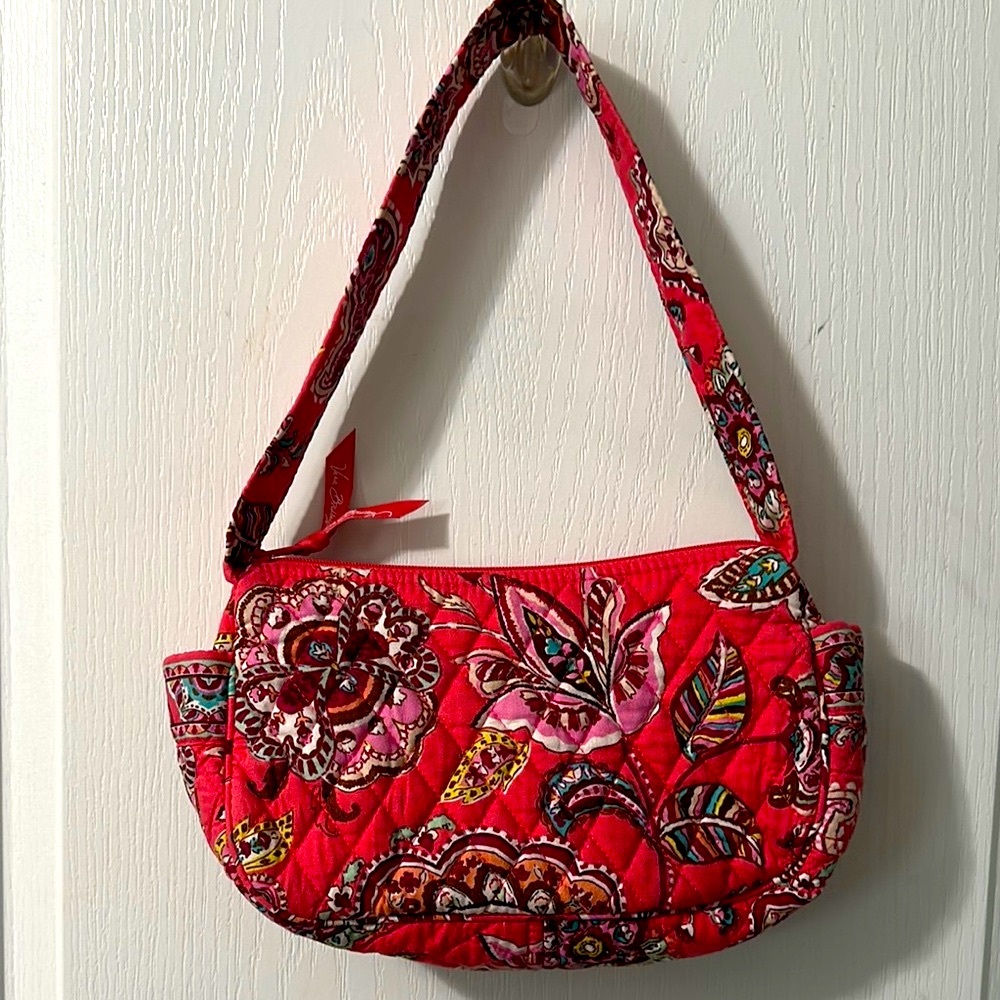 Vera Bradley Pink Shoulder Bag with Vibrant Design